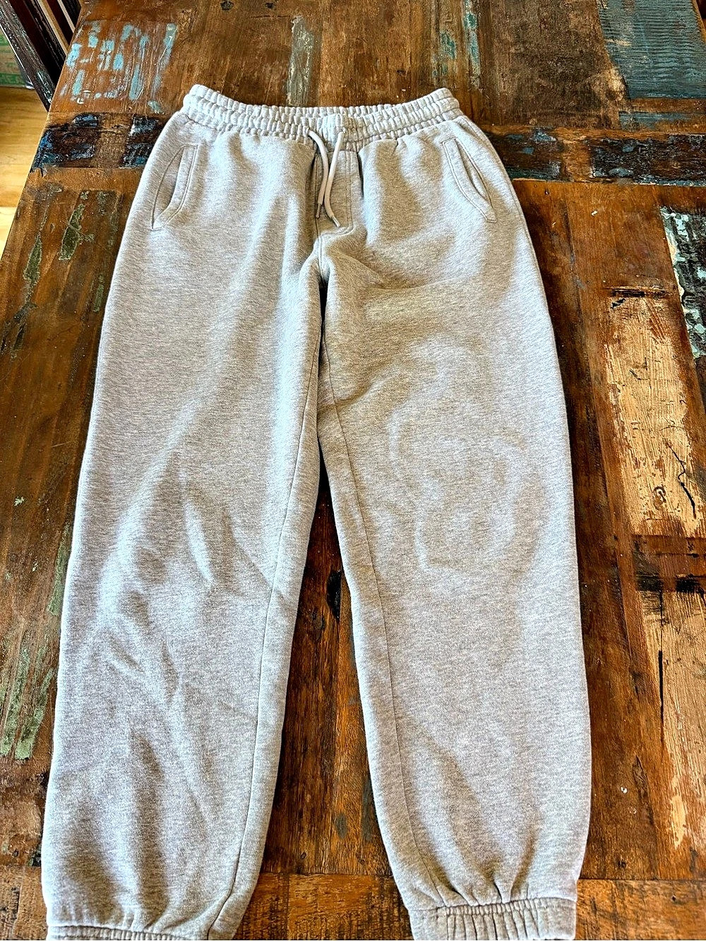 Giordano Gray Jogger Sweatpants Size Large Like New